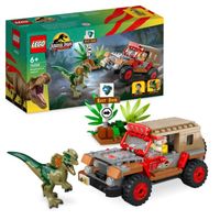 lego jurassic world emboscada al dilofosaurio 6 anos - 76958