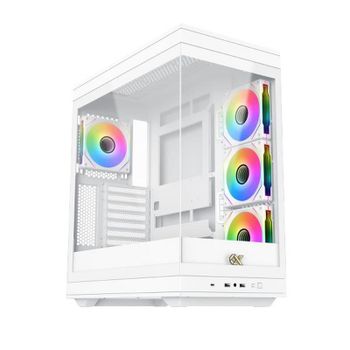 Caja torre Xigmatek META EN45073 blanca cristal templado ARGB E-ATX