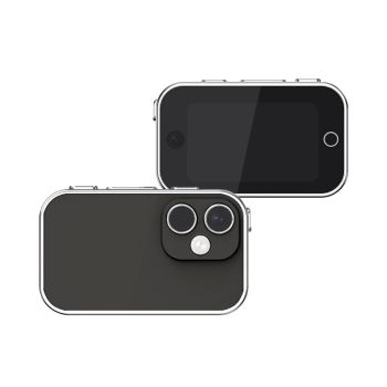 D03 Cámara magnética mini de doble lente 5MP 2K HD video 16x zoom 120° gran angular enfoque automático filtro de belleza