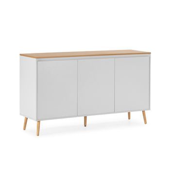 Aparador Desi 3 Puertas Color Blanco