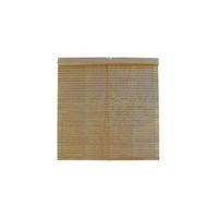 jardin202 - persiana de madera alicantina con polea metalica - estor enrollable para ventanas puertas salon  80 x 220 cm ocre pintada  80 x 220 cm ocre pintadajardin202
