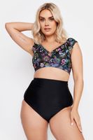 braguitas de bikini altas en negro