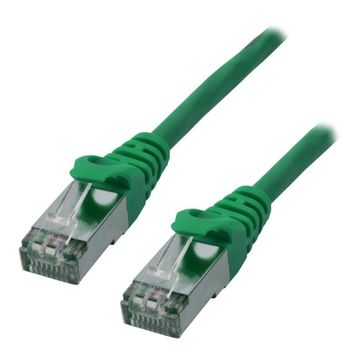 Cable de red MCL Cat6a S/FTP 5 m verde
