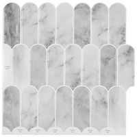 loseta de pluma 50 uds marmol gris 30 x 30 cm vidaxl