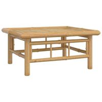 mesa de jardin  mesa de exterior bambu 65x55x30 cm