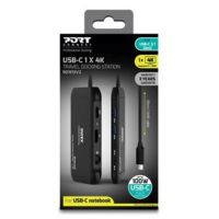 estacion de acoplamiento port designs port connect usb-c 1 x 4k 100w 7 dispositivos