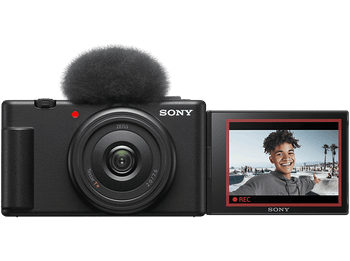 Cámara - Sony Vlog ZV-1F, Digital, Pantalla multiángulo, Vídeo 4K, lenta, Micro, Funciones Vlog, Wifi, Bluetooth, Negra