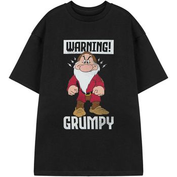 Disney Camiseta Warning Grumpy para hombre