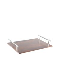 bandeja de madera pequeno modelo - 39x28x65cm