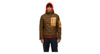 chaqueta con capucha peak performance helium utility down marron  hombre