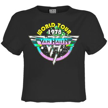 Amplified Clothing Camiseta manga larga World Tour 78 para mujer