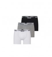 boss para hombre 50475282 pack 3 boxers 3p power gris blanco negro s casual algodon