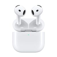 auriculares inalambricos apple airpods 4 no anc  bluetooth 53 chip h2 audio espacial y estuche de carga usb-c hasta 30 horas de bateria resistentes al agua y sudor