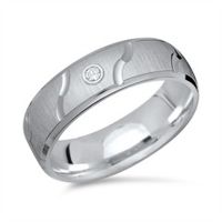 anillo de plata 925 con circonita en 6 mm