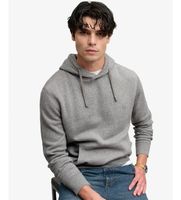 superdry para hombre m2014702a sudadera con capucha essential logo gris xl casual algodon
