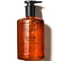 loccitane verbena liquid hand soap 350ml - glass