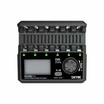 Cargador analizador de baterías AA/AAA NiMH/NiCD SKYRC NC2500 Pro DC 12V 3A
