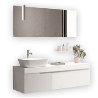 composicion bano 7 piezas venere blanco mate en mdf