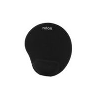 nilox alfombrilla ergonamica de color negro de