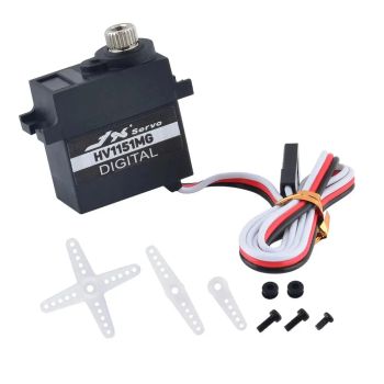 JX PDI-HV1151MG Mini Servo Impermeable 8.4V 4.5KG Servo Digital de Engranajes Metálicos para Traxxas TRX4 BRX01 Crawler