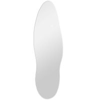 homcom espejo de pared de cuerpo entero con luces led 120x40 cm con iluminacion de 3 colores funcion de memoria transparente