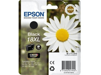 Cartucho de tinta - Epson 18XL, negro