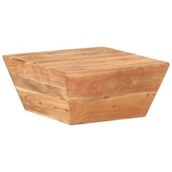 Mesa De Centro Forma De V Madera Maciza De Acacia 66x66x30 Cm Vidaxl