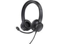 auriculares - trust ayda supraaurales para pc alambrico conexion usb negro