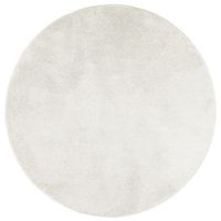 alfombra de pelo corto oviedo crema o 160 cm vidaxl