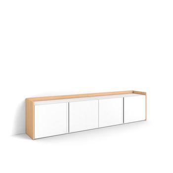 Mueble Tv, Televisión, Muebles De Salón, Almacenaje, 207x50x35 Cm, Para Tv Hasta 80
