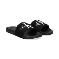 calvin klein sandalias planas mujer - negro talla 39