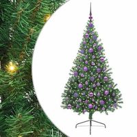 arbol de navidad  decoraciones de navidad artificial preiluminado verde 180 cm pvc