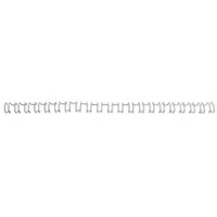 gbc ib1606 espiral metalica  8 mm  plateado  100 unidades