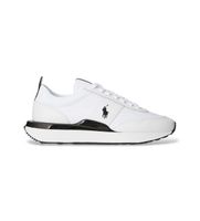 polo ralph lauren para hombre 809p01639001 zapatillas train 89 de piel y oxford blanco 45 plano cordones casual