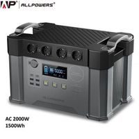 estacion de energia portatil allpowers 2000w - 1500wh solar