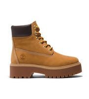 timberland para mujer tb1a5rjd2311 botines de piel stone street marron 40 w 3 a 5cm cordones casual