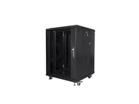 armario rack lanberg 15u 600x600 auto ensamblado 19 hasta 800kg negro