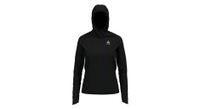odlo millennium element sudadera con capucha negro mujer