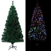 arbol de navidad  decoraciones de navidad artificial y soporte verde fibra optica 120 cm cfw254644