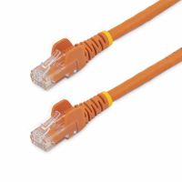 cable de red startech cat6 snagless 3m naranja utp
