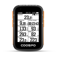 coospo bc200 - ciclocomputador inalambrico con gps velocimetro para bicicleta odometro pantalla de 26 pulgadas bluetooth 50 ant sincronizacion con aplicacion altitud y pendiente