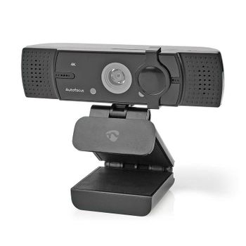 Cámara web Nedis WCAM120BK 4K Ultra HD USB 2.0 con micrófono integrado