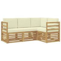 conjunto de sofas de exterior 4 uds vidaxl