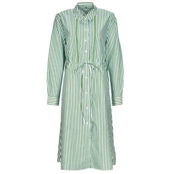 Tommy Hilfiger Vestido ORG CO STRIPE MIDI SHIRT-DRESS para mujer