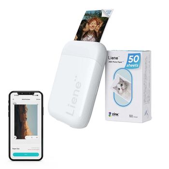 Impresora portátil Bluetooth Zink Liene Pearl 2x3