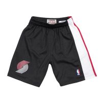 short portland trail blazers swingman - mitchell  ness 1999-00 negro
