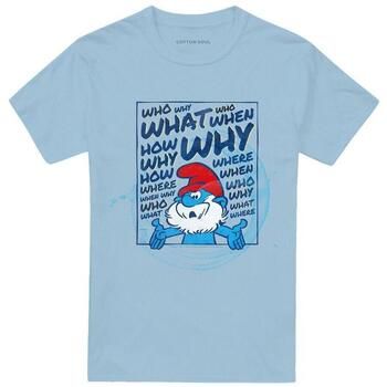 The Smurfs Camiseta Who What Why para mujer