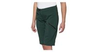 pantalon corto ridecamp mujer 100  forest green