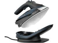 plancha de vapor - rowenta freemove force de6725 sin cable 2600w calentamiento rapido ligera 40 gmin apagado automatico antigoteo azul