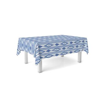 Mantel resinado islas azul 220x140cm donegal collections